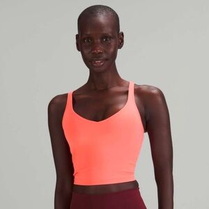 Lululemon raspberry cream align tank size 10